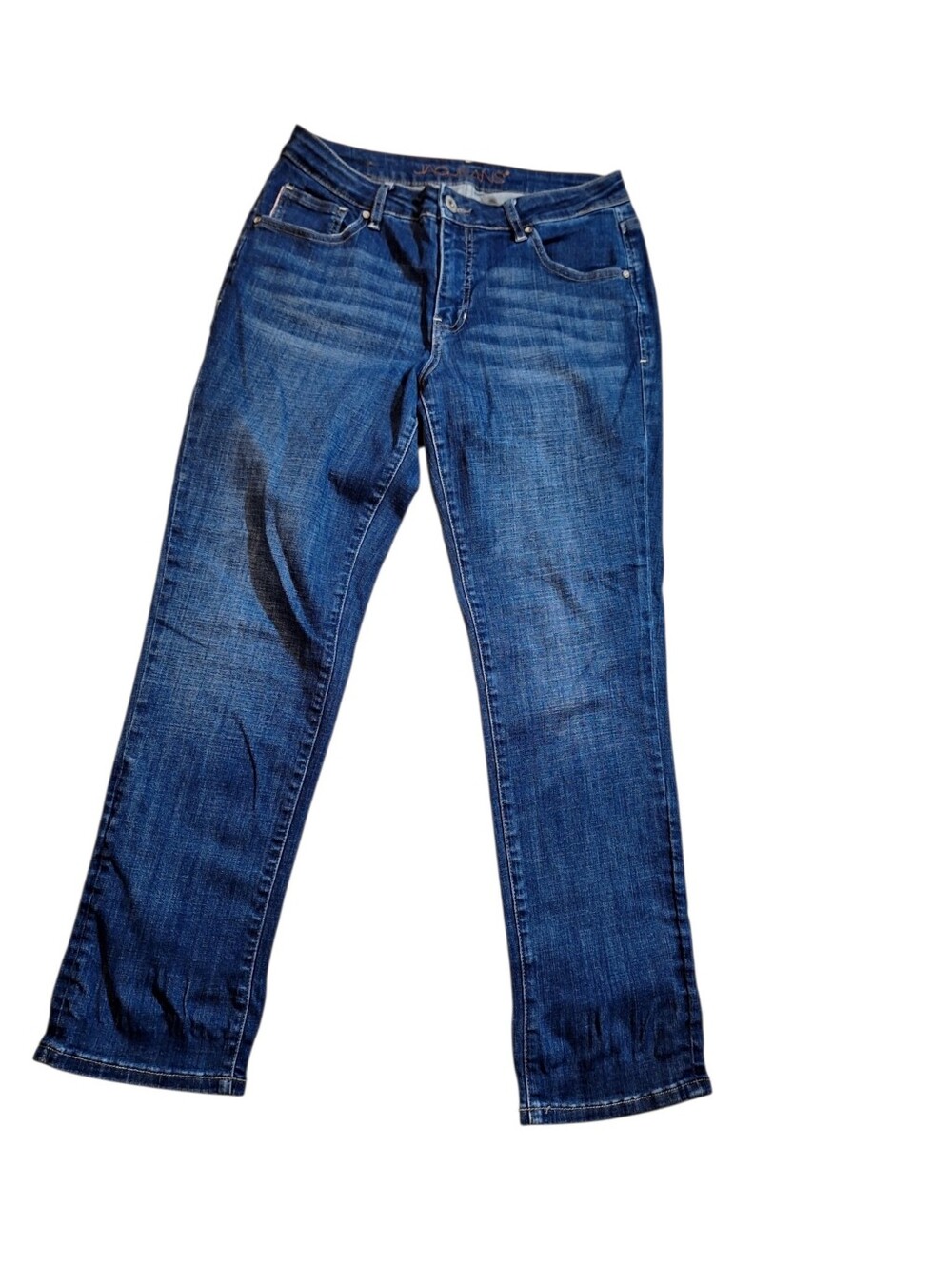 Jag Jeans Ladies size 12 Medium Dark Girlfriend Western Glove Works straight leg